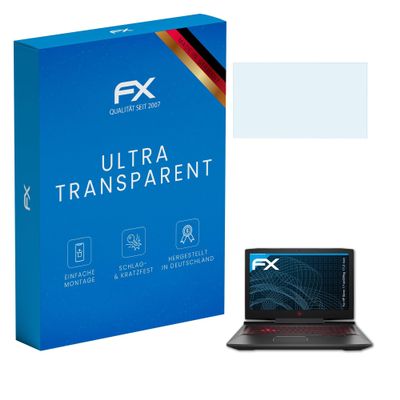 atFoliX Screen Protection Film compatible with HP Omen 17-an034ng 17,3 inch Screen Protector, ultra-clear FX Protective Film (2X)
