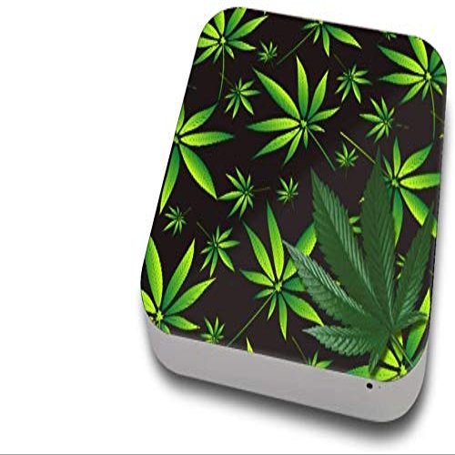 247 Skins Graphics kit Sticker Decal Vinyl Wrap Compatible with Apple Mac Mini - Weeds Black