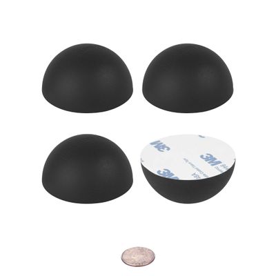 Silicone Speaker Isolation Feet (4-Pack, 2.5")  Large Non-Skid Adhesive Pads for Turntable, Subwoofer & Audio Equipment  Anti-Vibration Damping, 20 Duro Rubber