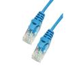 Grandmax Slim CAT6 5' Foot Blue RJ45, 550MHz, UTP Ethernet Network Patch Cable Snagless/Molded Boot, 5 Pack view 1