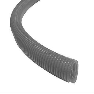 Kable Kontrol Colored Split Wire Loom Tubing 1 Inch 10 Ft Long - Gray Conduit Cover for Cords - Corrugated Tubing and Protector for Automotive Wires Durable Polyethylene