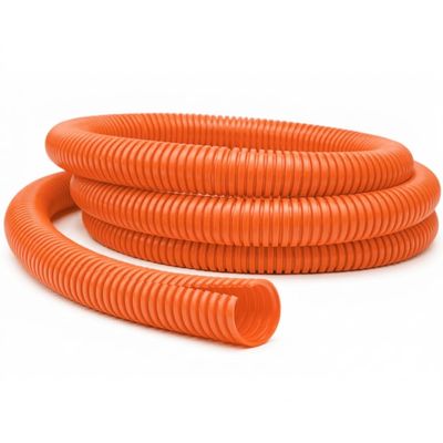 Kable Kontrol Colored Split Wire Loom Tubing 1" Inch 25 Feet Long - Orange Conduit Cover for Cords - Corrugated Tubing and Protector for Automotive - Durable Polyethylene