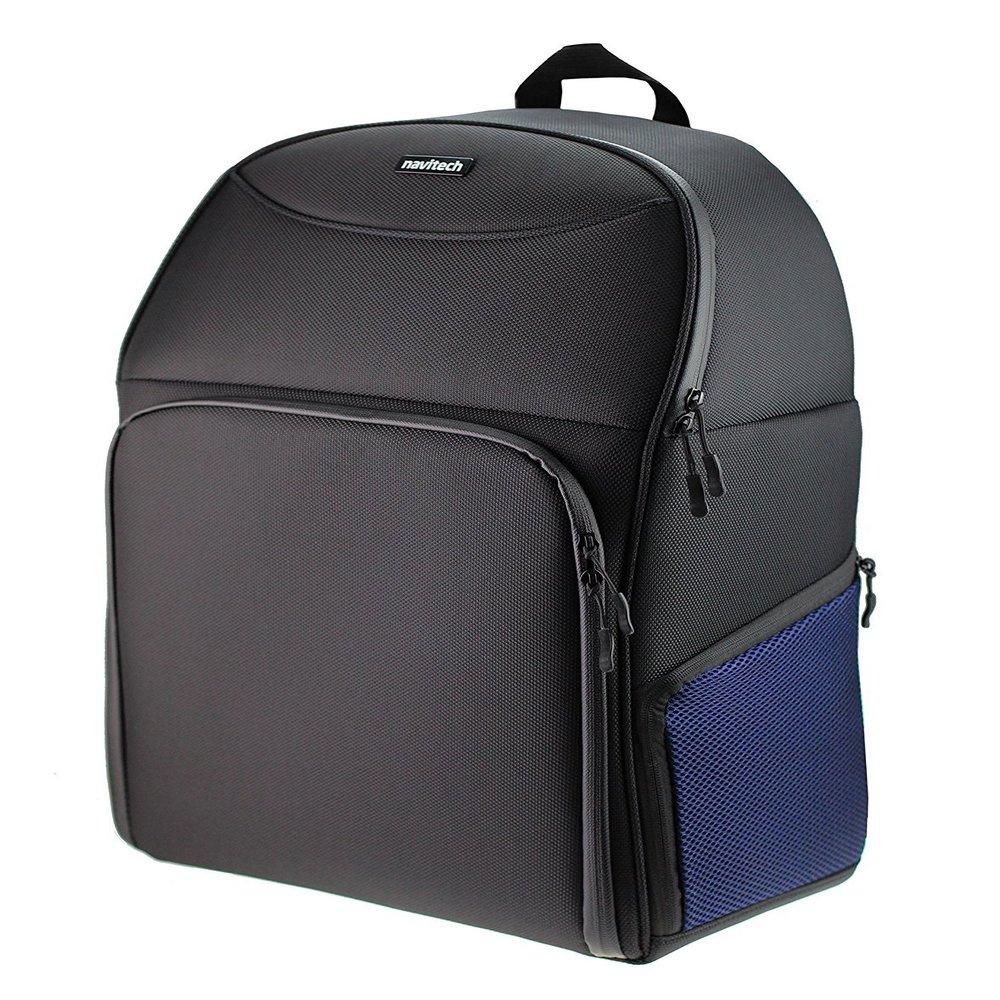 Navitech Rugged Black & Blue Backpack Rucksack Case Compatible with The Rise Vusion 250