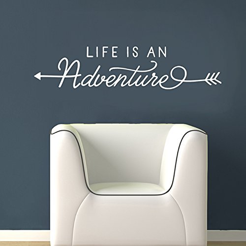 Old Barn Rescue Life is an Adventure | Adventure Wall Decal - Arrow Wall Decor - Adventure Quote