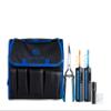 Jonard Tools TK-186 Fiber Optic Connector Cleaning Kit with Cleaners, Insertion/Removal Tool, Wet Wipes, LED Flashlight, and Carrying Case view 1