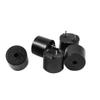 Aexit 5pcs DC Security & Surveillance 1.5V 30mA 2 Terminal Cylinder Industrial Electronic Electromagnetic Continuous Sound Passive Buzzer Horns & Sirens Black 12x9.5mm view 1