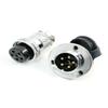 Aexit GX25-5 5P Audio & Video Accessories Male Female Screw debris Aviation Connector Connectors & Adapters w Cover view 2