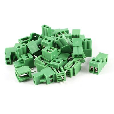 Aexit 20Pcs HT396K Audio & Video Accessories 3.96mm 2Position Screw Pluggable Terminal Blocks Connectors & Adapters 300V 10A