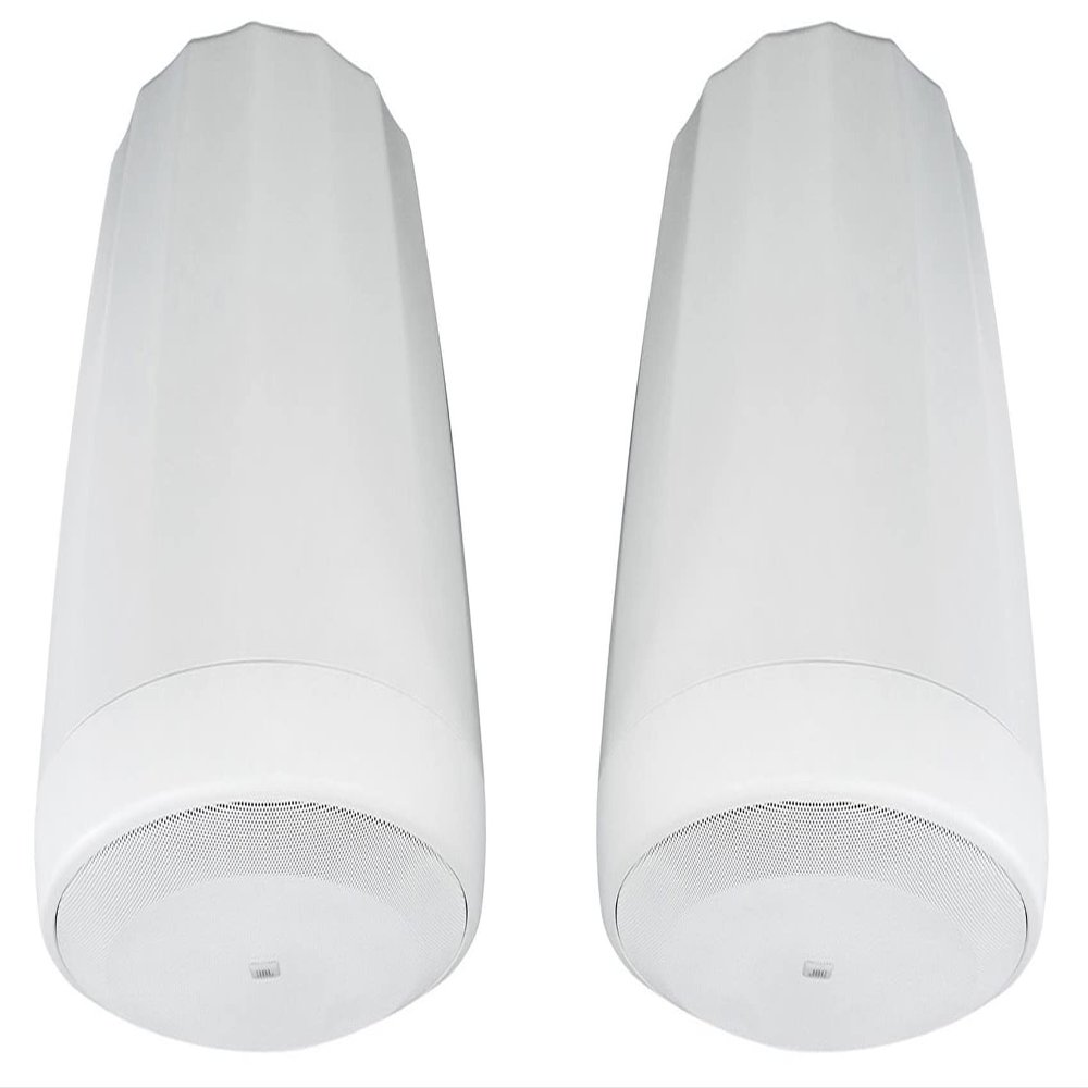 JBL Professional C60PS/T-WH Hanging Pendant Subwoofer with Passive Crossover, White, Sold as Pair