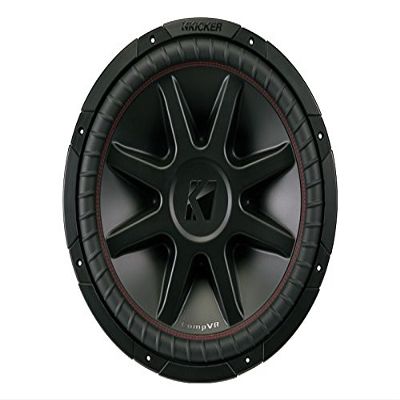 KICKER 43CVR152 CompVR CVR15 Sub 15" 500 Watt RMS 2-Ohm DVC Car Audio Subwoofer (Renewed)