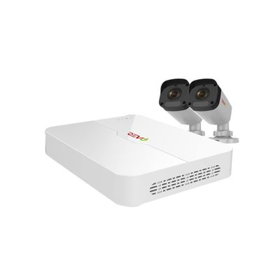 REVO America Ultra HD 4 Ch. 1TB NVR Surveillance System with (2) 2 Megapixel Cameras