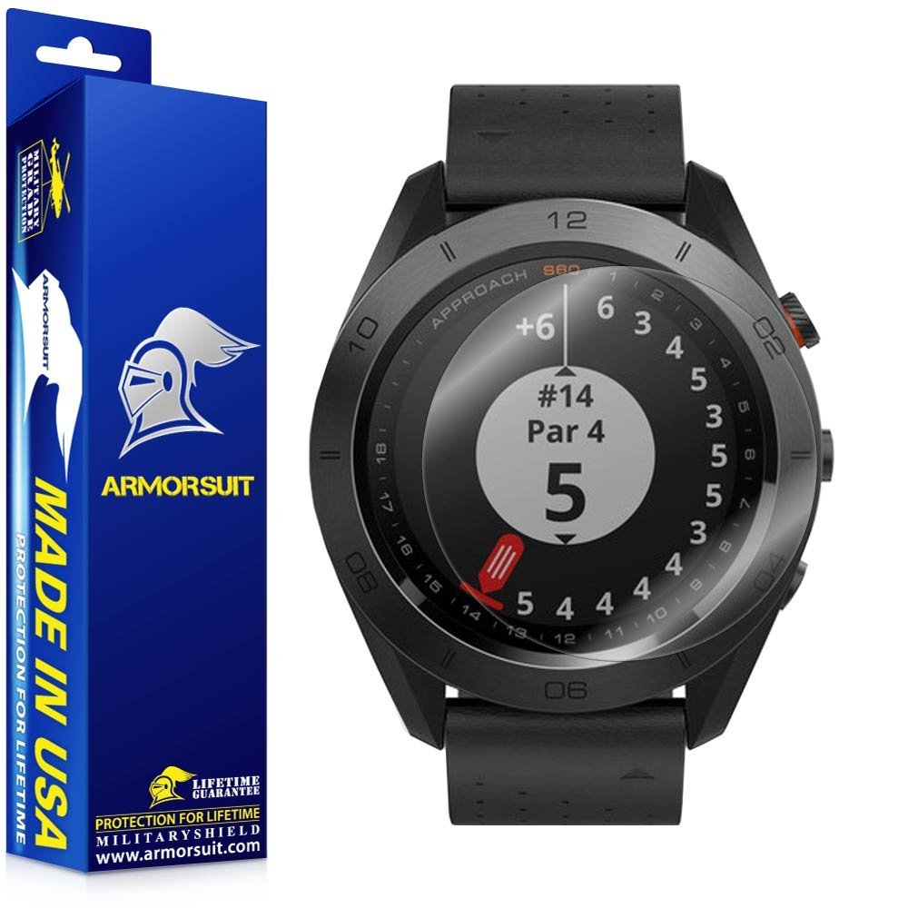 ArmorSuit Garmin Approach S60 Screen Protector (2 Pack) Full Coverage MilitaryShield Screen Protector for Garmin Approach S60 -HD Clear Anti-Bubble