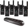 6 CLS1110 - UHF 1 Watt 1 Channel Radios & 1 56531 6 Radio Charger by Motorola Solutions - Intended for Business Use Black view 1