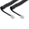 InLine 18893I Handset Coiled Cable RJ10 Male/Male, Black, Max. 2 m view 1