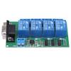 12V 4 Channel Relay Board with RS232 DB9 Interface for Remote Control view 1