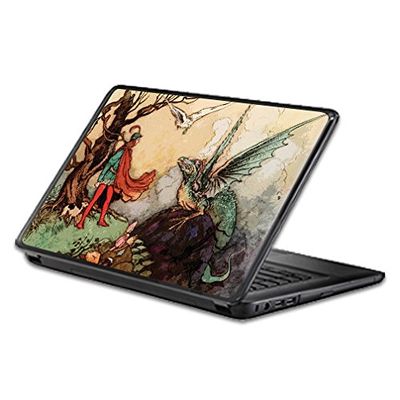 MightySkins Skin Compatible with Universal 12" Screen - Tale of A Dragon | Protective, Durable, and Unique Vinyl Decal wrap Cover | Easy to Apply, Remove, and Change Styles | Made in The USA