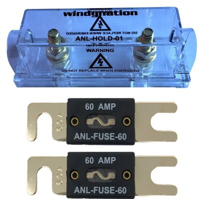 WindyNation ANL Fuse Holder + Fuse (2pcs 60A)