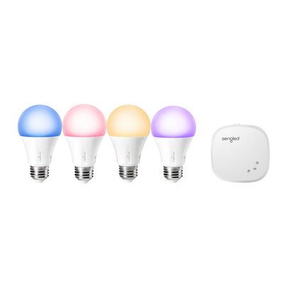 Sengled E29-NA05F Smart LED Starter Kit, 4 Pack, White