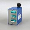 DINSpace SNAP-12LC-MM OM3/4 Compact Fiber Optic Patch Panel, Blue, Not Water Resistant, Includes 3ea. OM3/OM4 Multimode LC/LC Quad Adapters, Splice Tray, Steel Enclosure view 1
