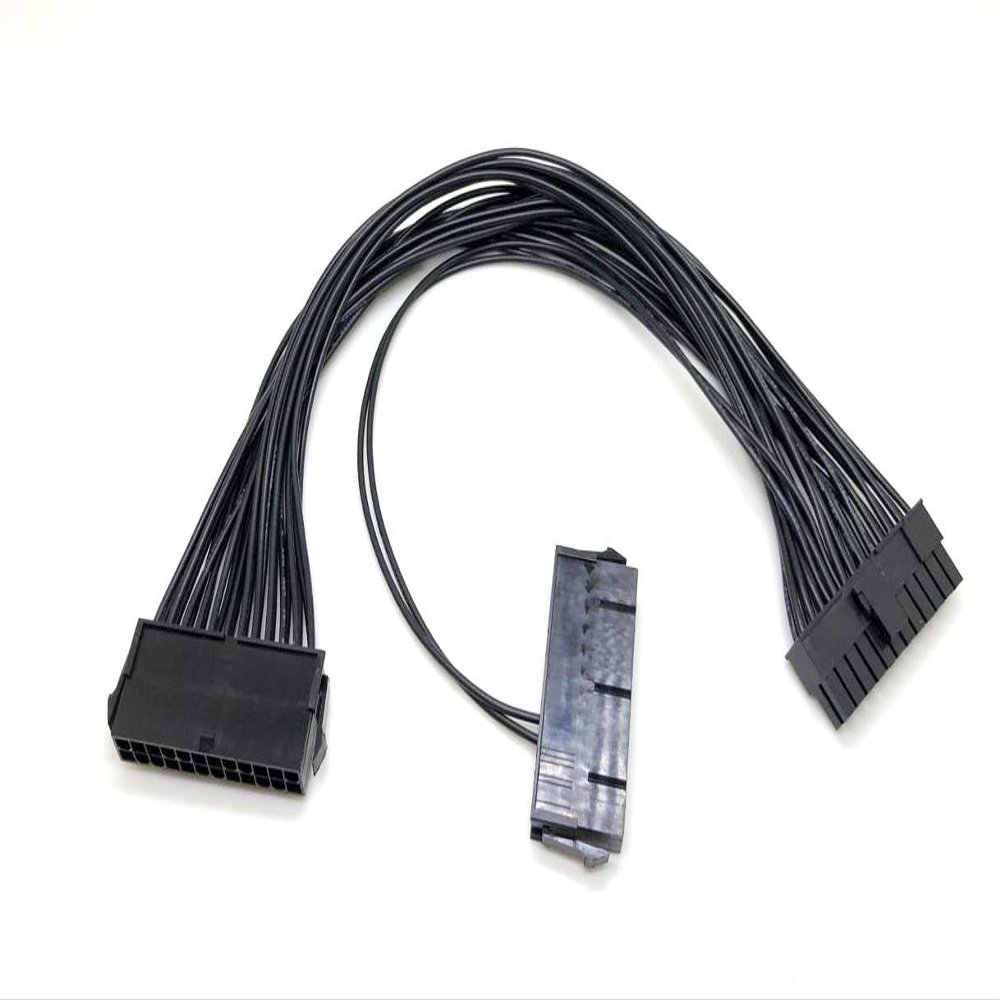 Micro SATA Cables 24 Pin Dual PSU ATX Power Supply Power Cable for Crypto Mining