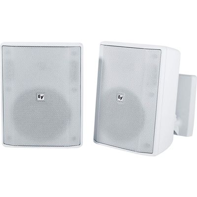 Electro-Voice EVID-S5.2T 300W 70V/100V 5.25-inch Surface-Mount Speaker - White (Pair)
