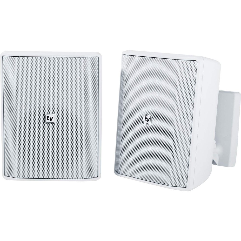 Electro-Voice EVID-S5.2T 300W 70V/100V 5.25-inch Surface-Mount Speaker - White (Pair)