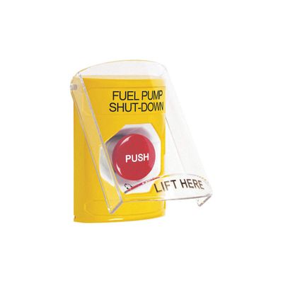 Safety Technology - SS2221PS-EN - STI SS2221PS-EN Indoor Only Flush or Surface Turn-to-Reset Stopper Station with Fuel