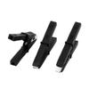 Aexit Insulated Plastic Electrical Testing Coated Battery Clamp Alligator Clip Voltage Testers 300A 3PCS view 1