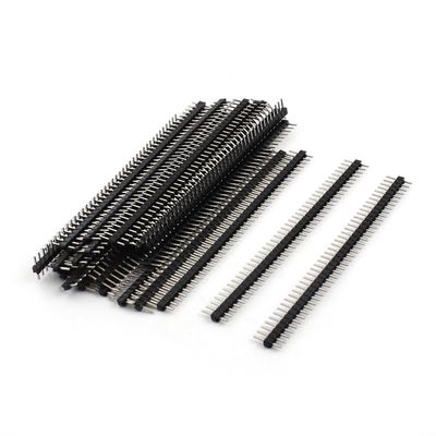 Aexit 29Pcs 2mm Audio & Video Accessories Pitch 1x40 40Pin Male Straight Pin Header Connectors & Adapters Strip Connector