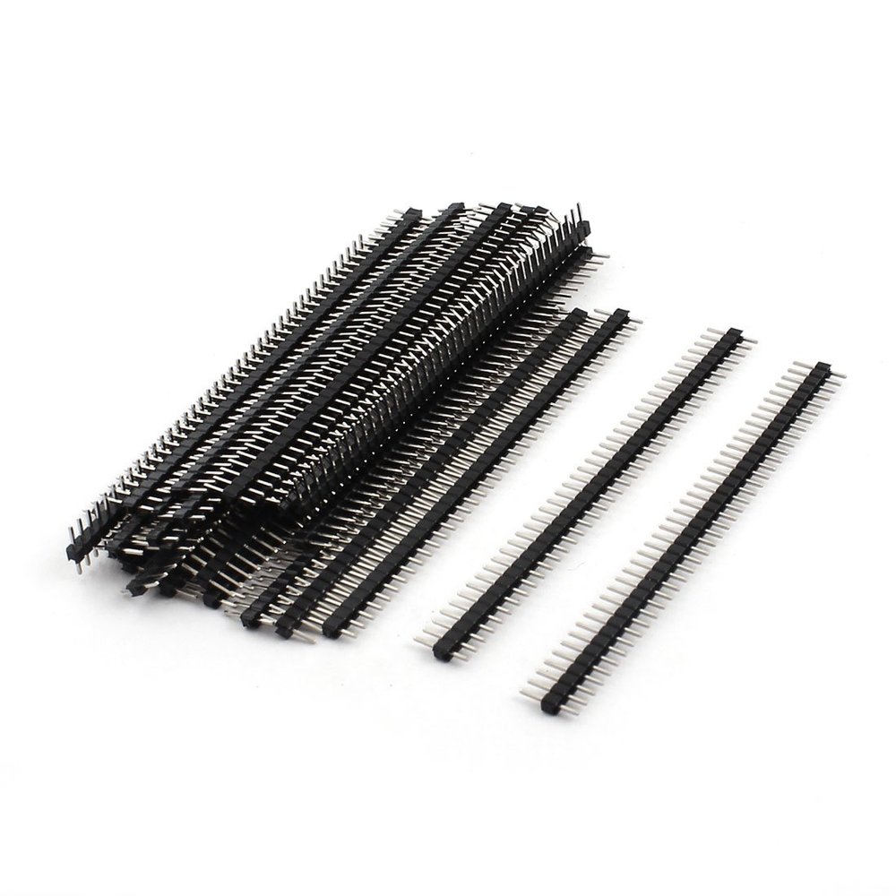 Aexit 29Pcs 2mm Audio & Video Accessories Pitch 1x40 40Pin Male Straight Pin Header Connectors & Adapters Strip Connector