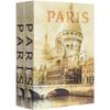 Barska Portable Diversion Dual Book Safe Concealed Lock Box for Secure and Discreet Hidden Storage of Valuables and Personal Items - Paris & Paris view 1