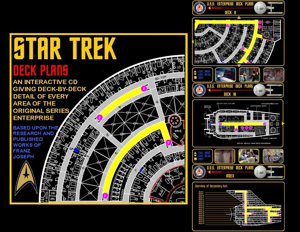 Starbase 79 U.S.S. Enterprise Deck Plans