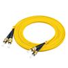 Jeirdus 15Meters 49ft ST to ST Duplex 9/125 Single-Mode Fiber Optic Cable Jumper Optical Patch Cord ST-ST view 3