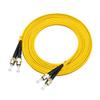 Jeirdus 15Meters 49ft ST to ST Duplex 9/125 Single-Mode Fiber Optic Cable Jumper Optical Patch Cord ST-ST view 4