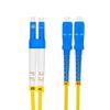 Jeirdus 15Meters 49ft LC to SC Duplex 9/125 Single-Mode Fiber Optic Cable Jumper Optical Patch Cord LC-SC view 3