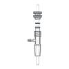 ACE Glass 8066-134 Bearing, Straight Adapter Style with Hose Connection Port, Complete, 34/45 Joint, 10 mm Diameter view 1