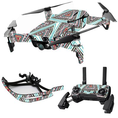 MightySkins Skin Compatible with DJI Max Coverage - Aztec Pyramids | Protective, Durable, and Unique Vinyl Decal wrap Cover | Easy to Apply, Remove, and Change Styles | Made in The USA