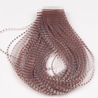 Hareline Fly Tying Chicone's Regular Crusher Legs - Brown Barred Clear