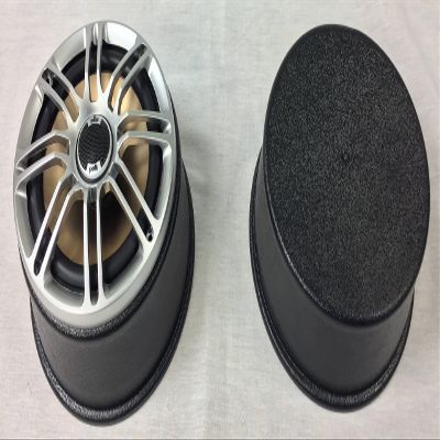 GMT Inc Universal Round Flat Speaker Pod Fits Up to 6 1/2" Round Speakers with Sealed Bottom
