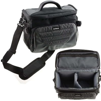 Navitech Grey Shoulder Camcorder Bag Compatible with PITIKI Video Camera Camcorder