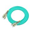 Jeirdus 30Meters 100ft Duplex 50/125 10G OM3 Multi-Mode Fiber Optic Cable Jumper Optical Patch Cord SC-SC view 3