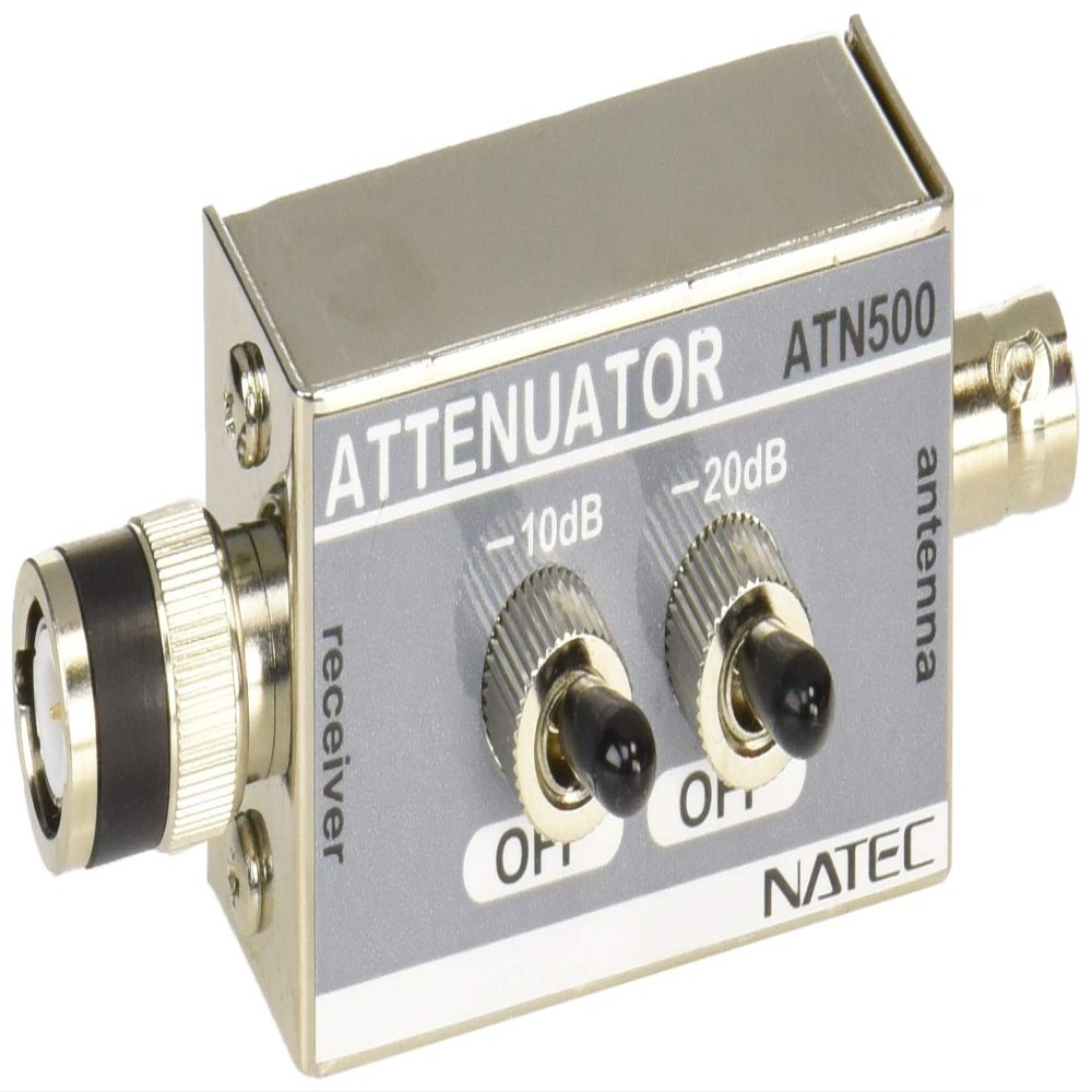 NATEC BNCP-BNCJ ATN500 Attenuator (Attenuator), 3-Stage Attenuation (10 dB/20 dB/30 dB), DC - 450 MHz