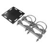 Natec Antenna Mounting Bracket Cross Mount Diameter 1.1 - 2.6 inches (27 - 65 / 27 - 65 mm) All Stainless Steel X65/65 Mast Pole Pipe Fixing Hardware view 1
