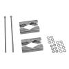Natec Antenna Mounting Bracket, All Stainless Steel F65B, Compatible Pipe Shapes: 1.0 to 2.5 inches (27 - 65 mm) /  1.1 - 2.6 inches (27 - 65 mm) view 2