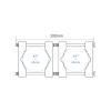 Natec Antenna Mounting Bracket, All Stainless Steel F65B, Compatible Pipe Shapes: 1.0 to 2.5 inches (27 - 65 mm) /  1.1 - 2.6 inches (27 - 65 mm) view 3