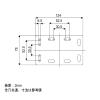 AMZTOP Natec X45/45 Antenna Mounting Bracket, Cross Mount, 0.6 - 1.8 inches (16 - 45 mm), Diameter 0.6 - 1.8 inches (16 - 45 mm), All Stainless Steel view 4