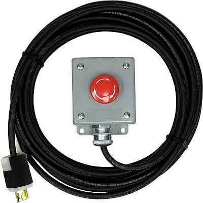 999840035103PB Palm Button Operator, 25' Cord, 3 Prong