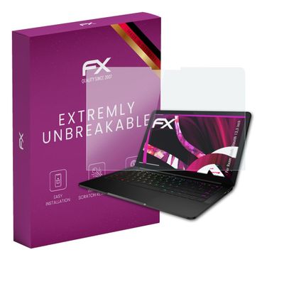 atFoliX Plastic Glass Protective Film compatible with Razer Blade Stealth 13,3 inch, 9H Hybrid-Glass FX Screen Protector