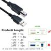 Accessory USA 6ft USB Cable Cord for HP Envy 100 110 120 4500 5530 5640 5660 7640 Printer view 2