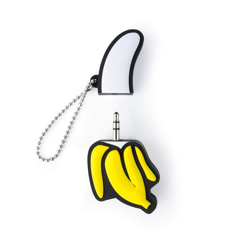 Mustard Quirky Audio Splitter - Banana